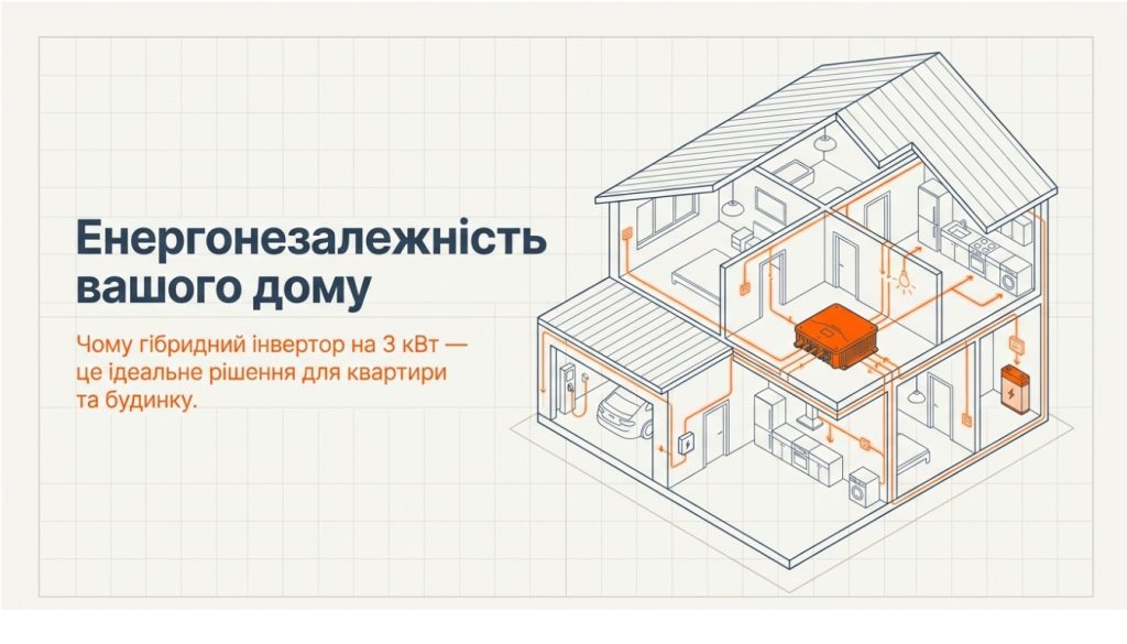 Чому гібридний інвертор на 3 кВт - це найкращий вибір для енергонезалежності вашого дому