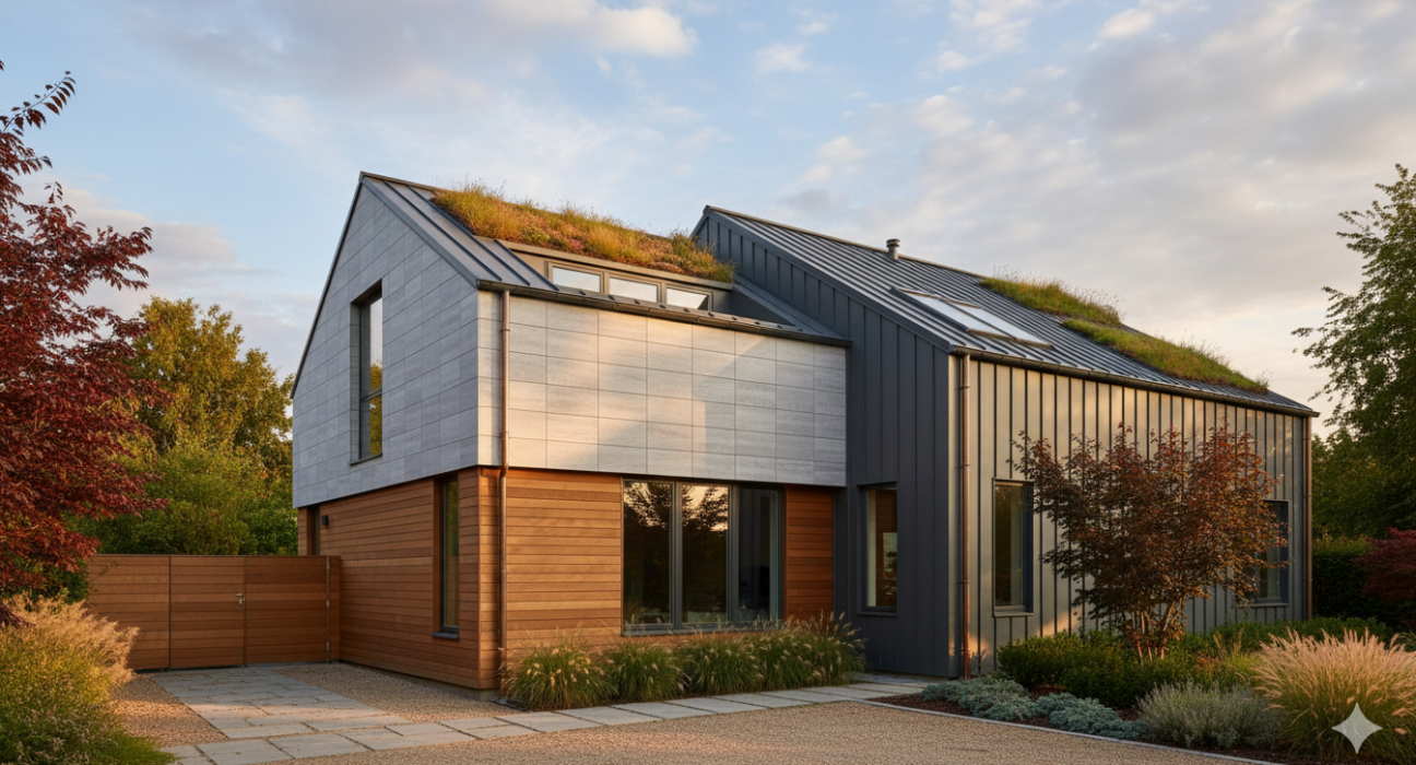 Чим краще облицювати фасад приватного будинку та яку покрівлю обрати?