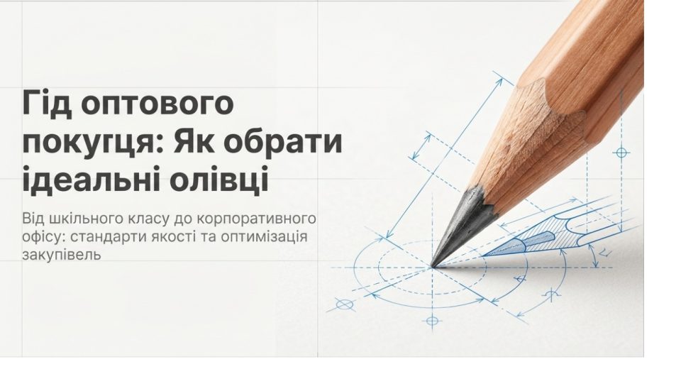 Як правильно вибрати олівці для малювання та навчання?
